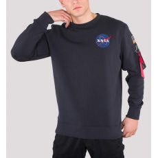 Alpha Industries mikina Space Shuttle Sweater - tmavomodrá (repl.blue)