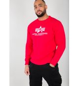 Alpha Industries mikina Basic Sweater - červená (speed red)
