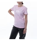Alpha Industries tričko New Basic T Wmn - ružová (pastel pink)