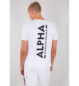 Alpha Industries tričko Backprint T - biela (white)