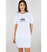 Alpha Industries šaty Basic T Long Wmn - biele (white)
