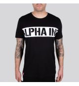 Alpha Industries tričko Printed Stripe T - čierne (black)