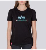 Alpha Industries tričko Rainbow T Wmn - čierna (black)