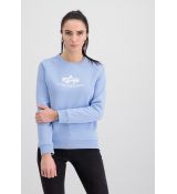 Alpha Inudustries mikina New Basic Sweater Wmn - bledo modrá (light blue)