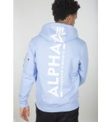 Alpha Industries mikina Back Print Hoody - bledo modrá (light blue)