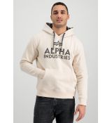 Alpha Industries mikina Foam Print Hoody - biela káva (jet stream white)