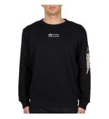 Alpha Industries mikina Organics EMB Sweater - čierna (black)
