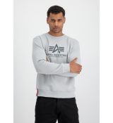 Alpha Industries mikina Basic Sweater - pastelovo šedá (pastel grey)